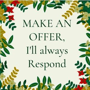 Please don’t hesitate to make an offer